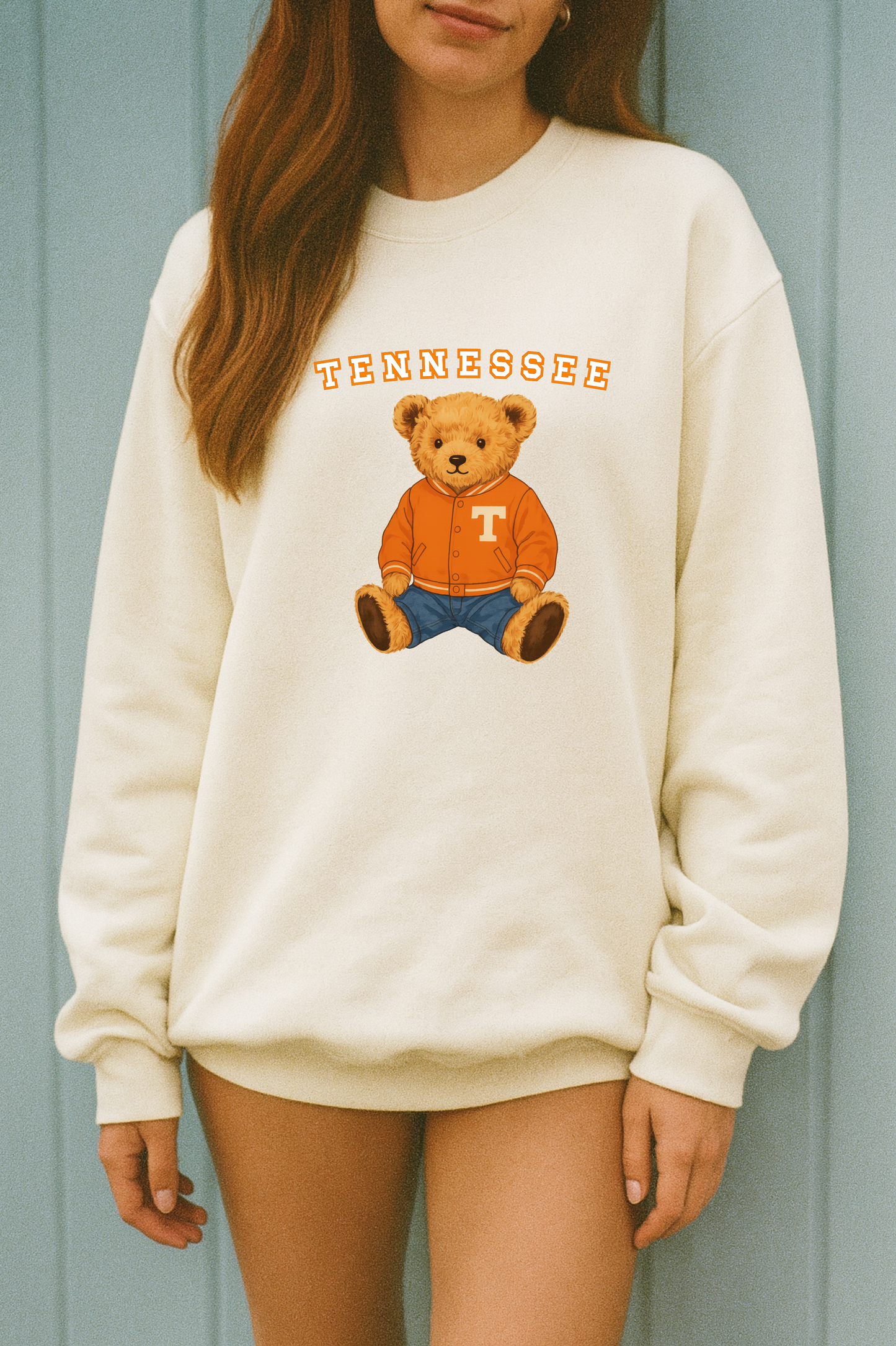 Tennessee Varsity Bear Crew Sweatshirt