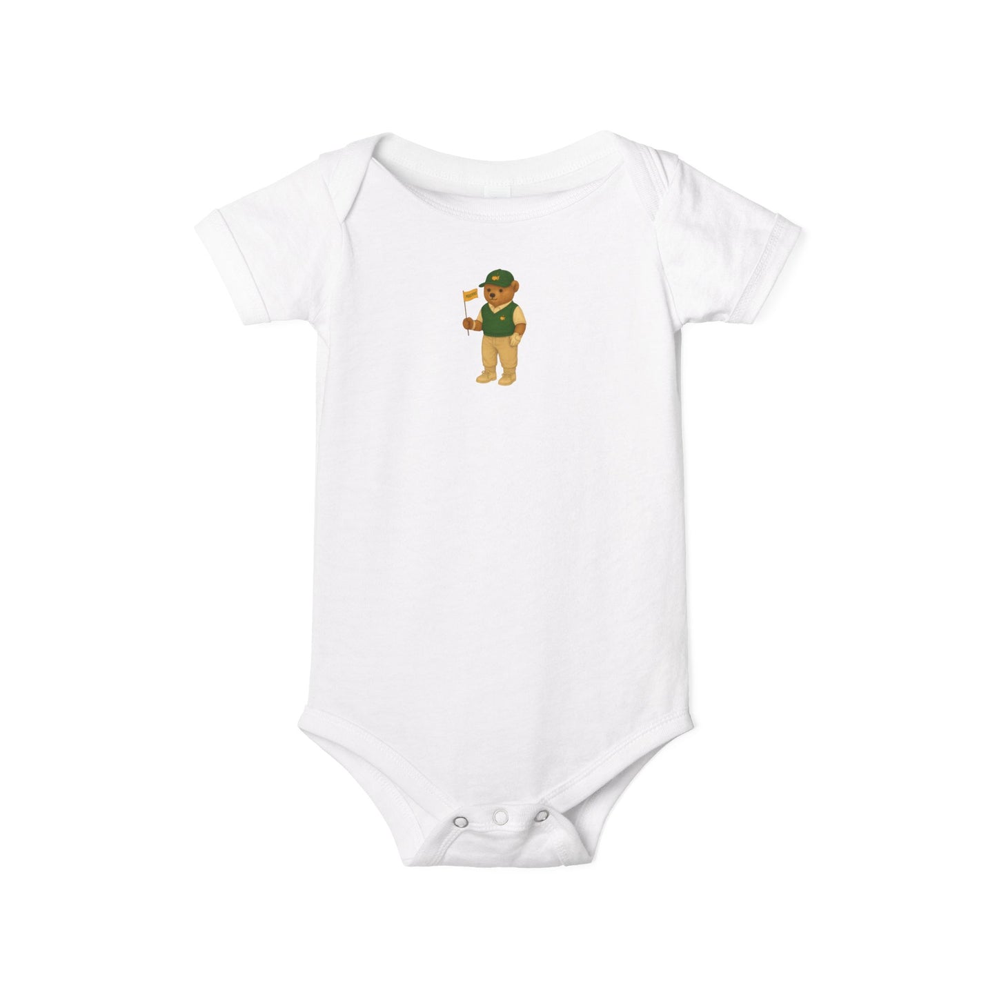 Baby Golf Master Bear Onesie